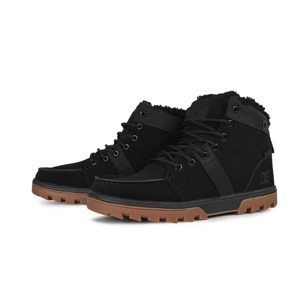 DC Woodland Lace Up Winter Boot - Black/Gum