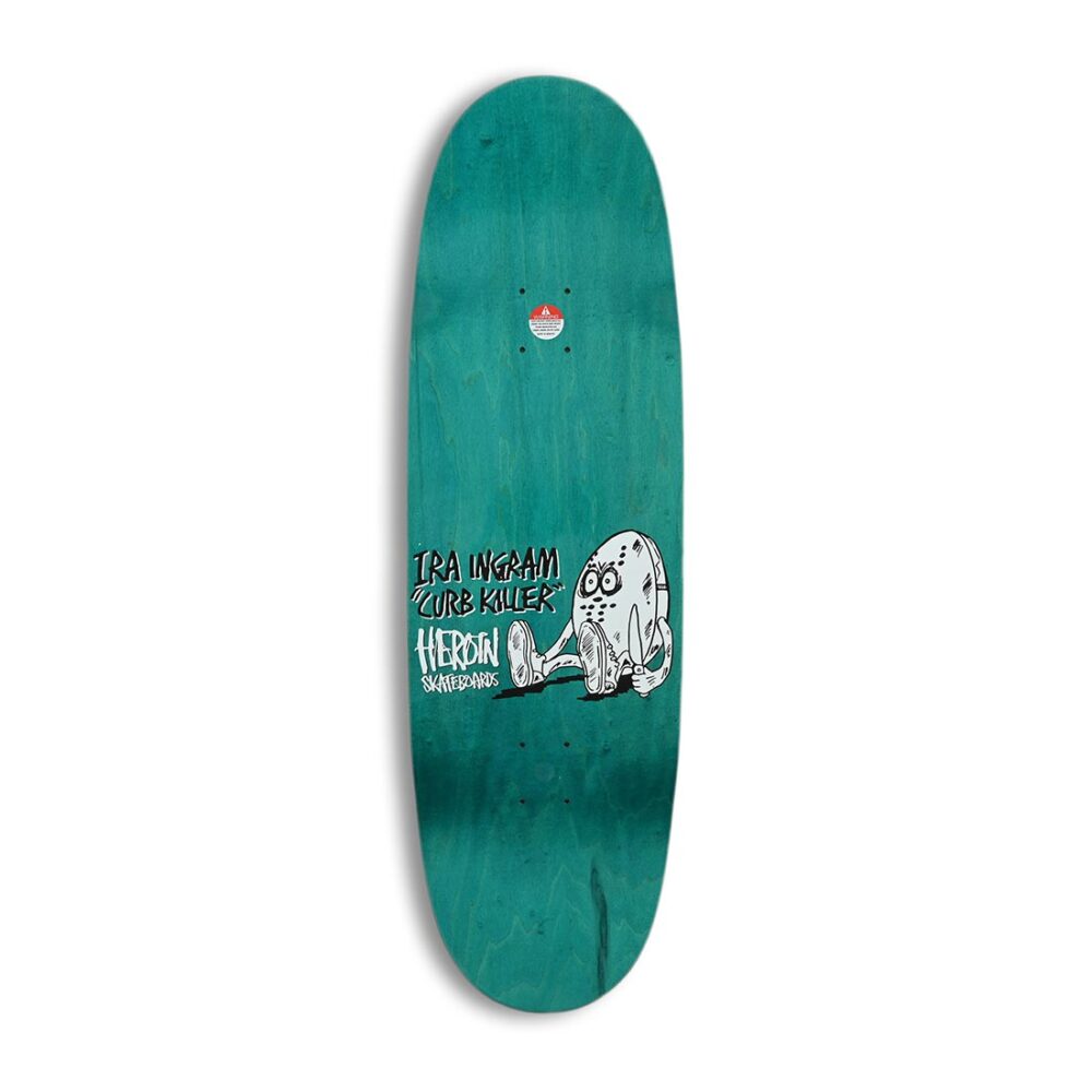 Heroin Skateboards Curb Killer VIII 10" Deck