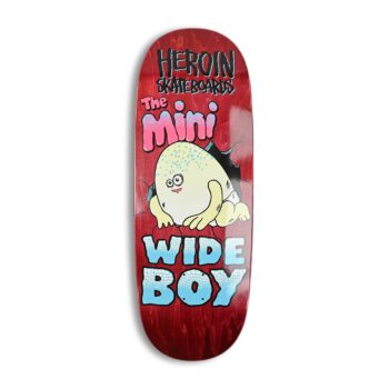 Heroin Skateboards Mini Wide Boy Egg 10.5" Deck