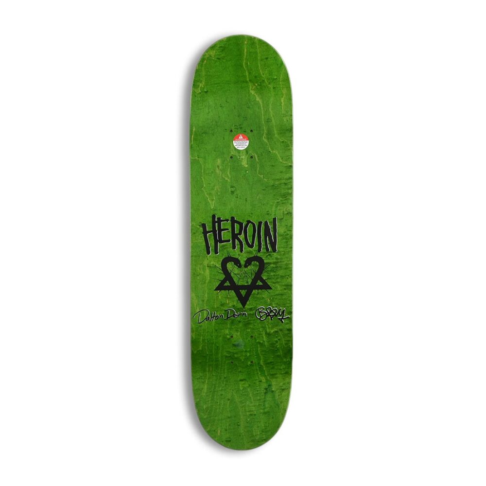 Heroin Skateboards x Bam Dalton Dern 8.375" Deck
