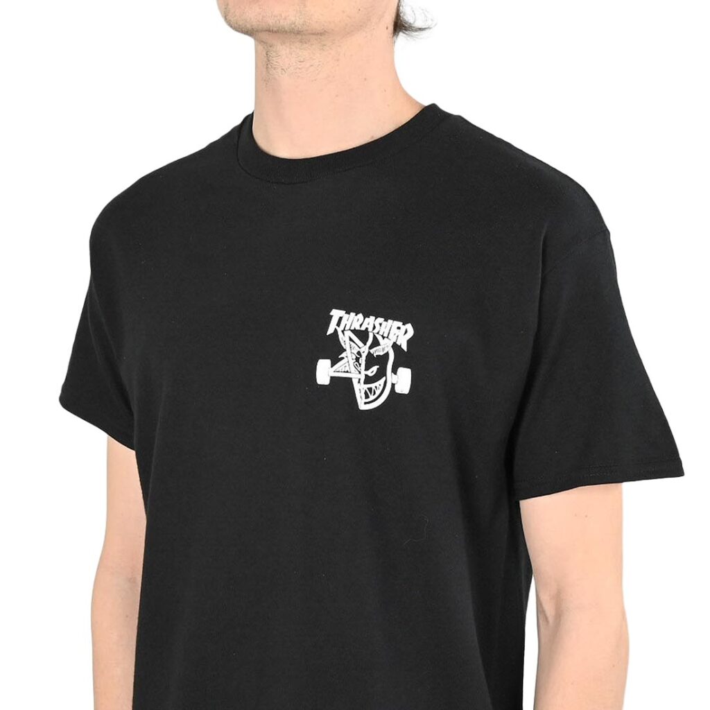 Thrasher x Spitfire Classic Swirl S/S T-Shirt - Black