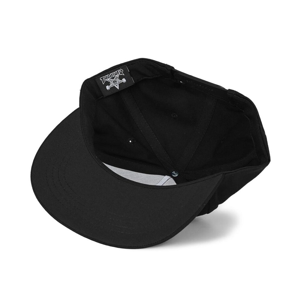 Thrasher x Spitfire Snapback Cap - Black