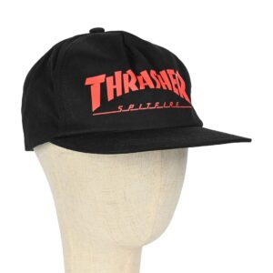Thrasher x Spitfire Snapback Cap - Black