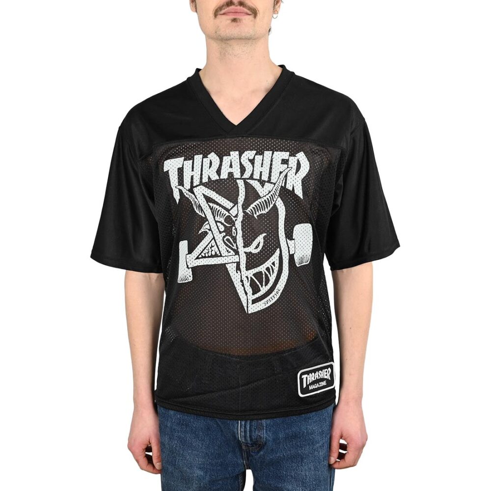 Thrasher x Spitfire Thrash & Burn S/S Jersey - Black