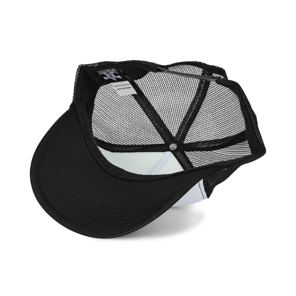 Thrasher x Spitfire Thrash & Burn Trucker Cap - Black/White
