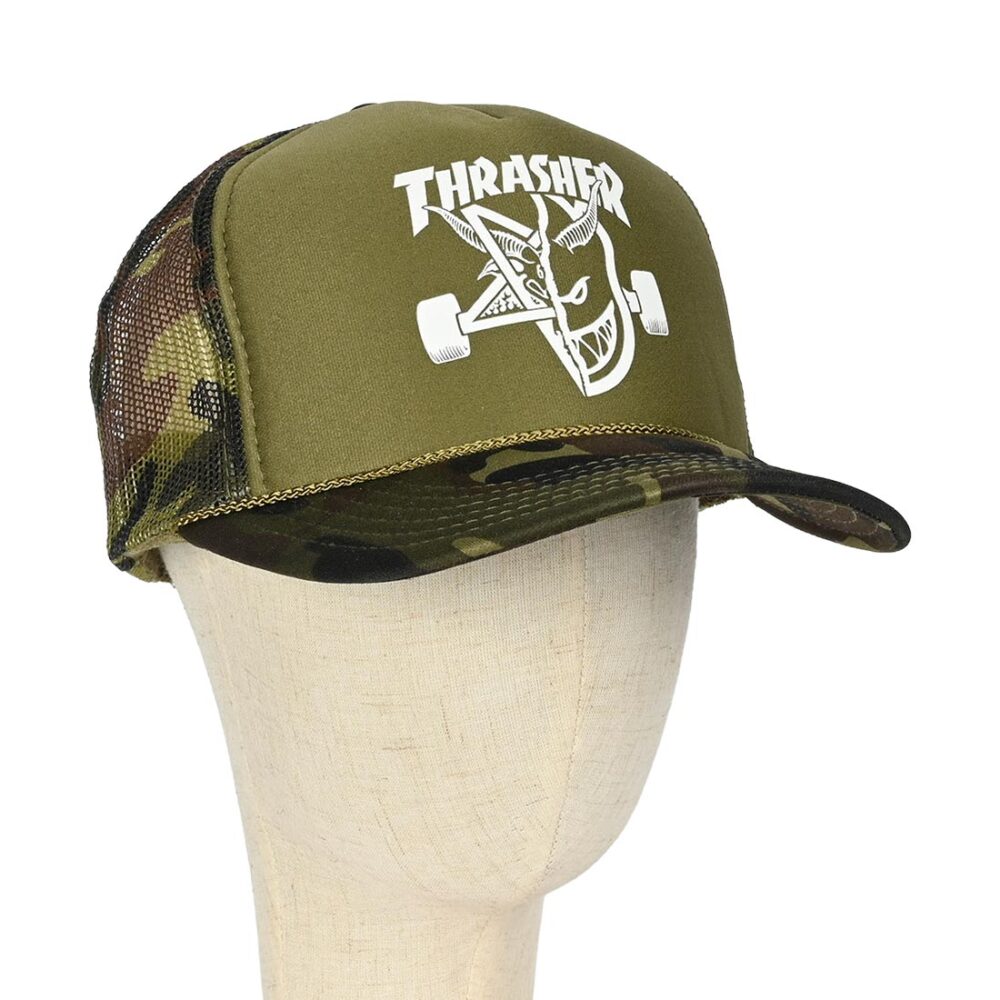 Thrasher x Spitfire Thrash & Burn Trucker Cap - Camo