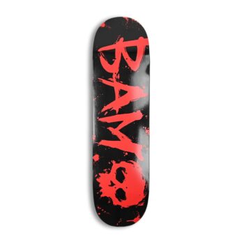 Zero Bam Margera Blood Skateboard Deck - Black Dip
