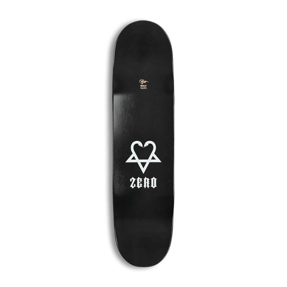 Zero Bam Margera Snake-A-Gram With Blood Skateboard Deck - Black Dip