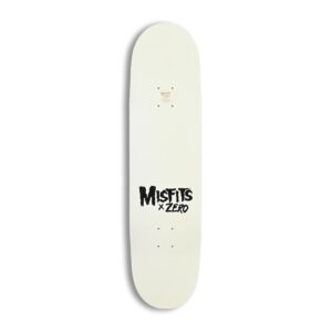 Zero x Misfits Business Skateboard Deck - Glow in the Dark/Dip