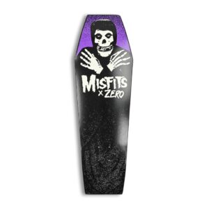 Zero x Misfits Fiend 9.5" Coffin Skateboard Deck - Glow in the Dark/Dip
