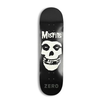 Zero x Misfits Fiend Skull Skateboard Deck - Glow in the Dark/Dip