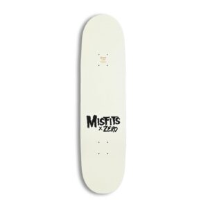 Zero x Misfits Zero A.D Skateboard Deck - Glow in the Dark/Dip
