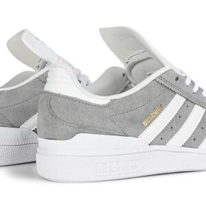 Adidas Busenitz Skate Shoes - Grey/Cloud White/Gold Metallic