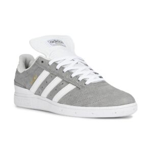 Adidas Busenitz Skate Shoes - Grey/Cloud White/Gold Metallic
