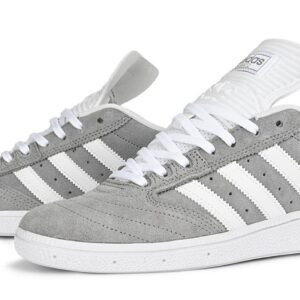 Adidas Busenitz Skate Shoes - Grey/Cloud White/Gold Metallic