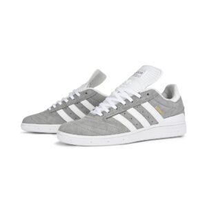 Adidas Busenitz Skate Shoes - Grey/Cloud White/Gold Metallic