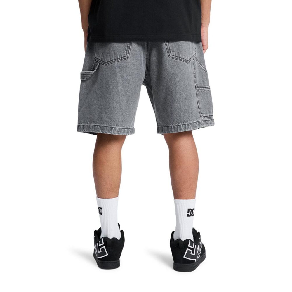 DC Carpenter Baggy Denim Shorts - Medium Grey (SP26)