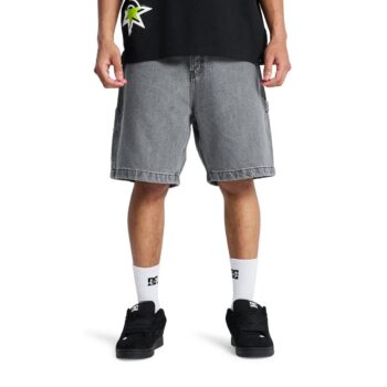 DC Carpenter Baggy Denim Shorts - Medium Grey (SP26)