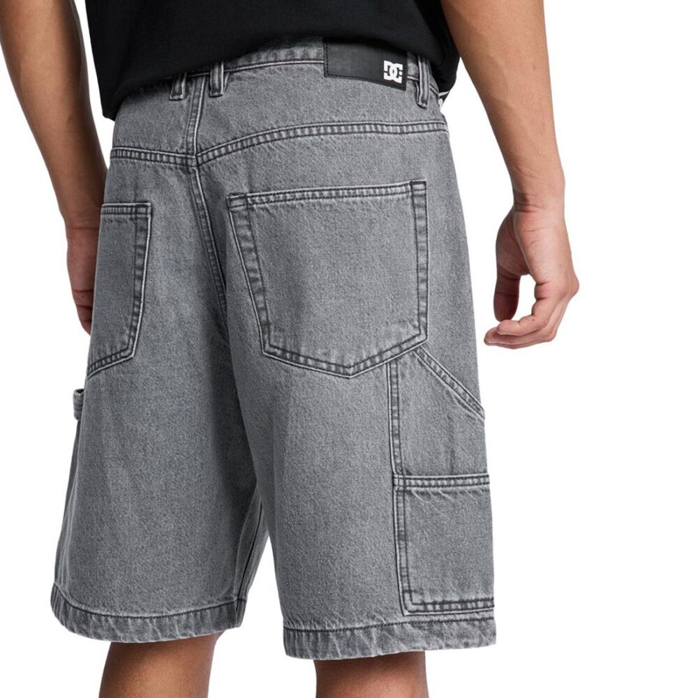 DC Carpenter Baggy Denim Shorts - Medium Grey (SP26)