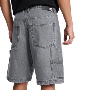 DC Carpenter Baggy Denim Shorts - Medium Grey (SP26)