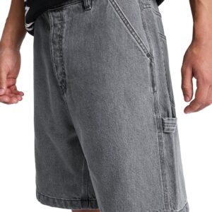 DC Carpenter Baggy Denim Shorts - Medium Grey (SP26)
