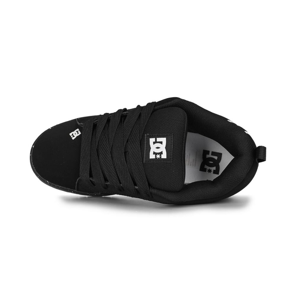 DC Court Graffik Skate Shoes - Black/Black/Recycled