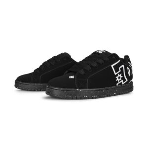 DC Court Graffik Skate Shoes - Black/Black/Recycled