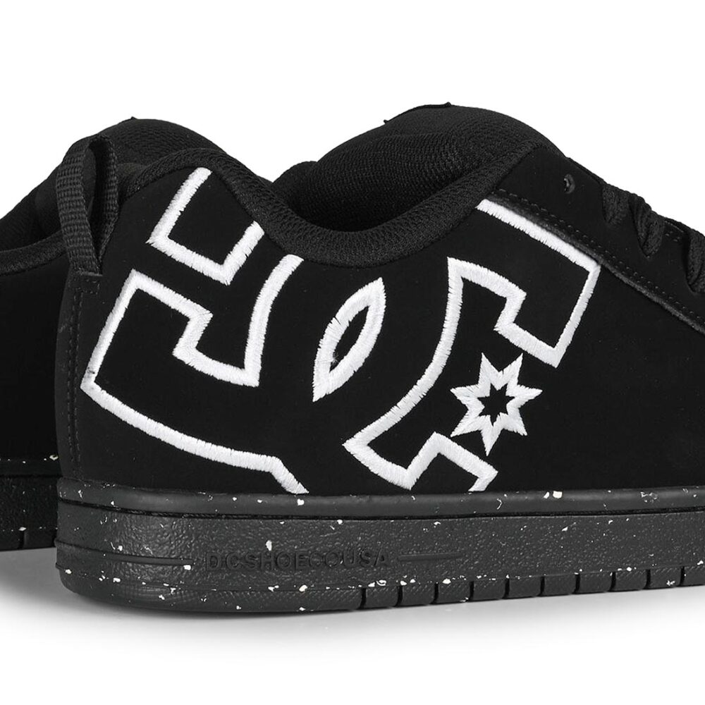 DC Court Graffik Skate Shoes - Black/Black/Recycled