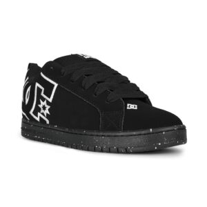 DC Court Graffik Skate Shoes - Black/Black/Recycled