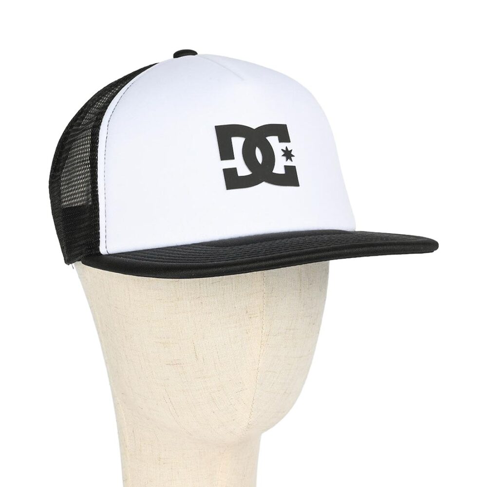 DC Gas Station Trucker Cap - White/Black