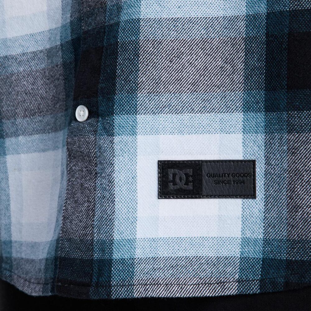 DC Marshall Flannel L/S Shirt - Storm Blue