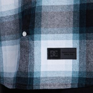 DC Marshall Flannel L/S Shirt - Storm Blue