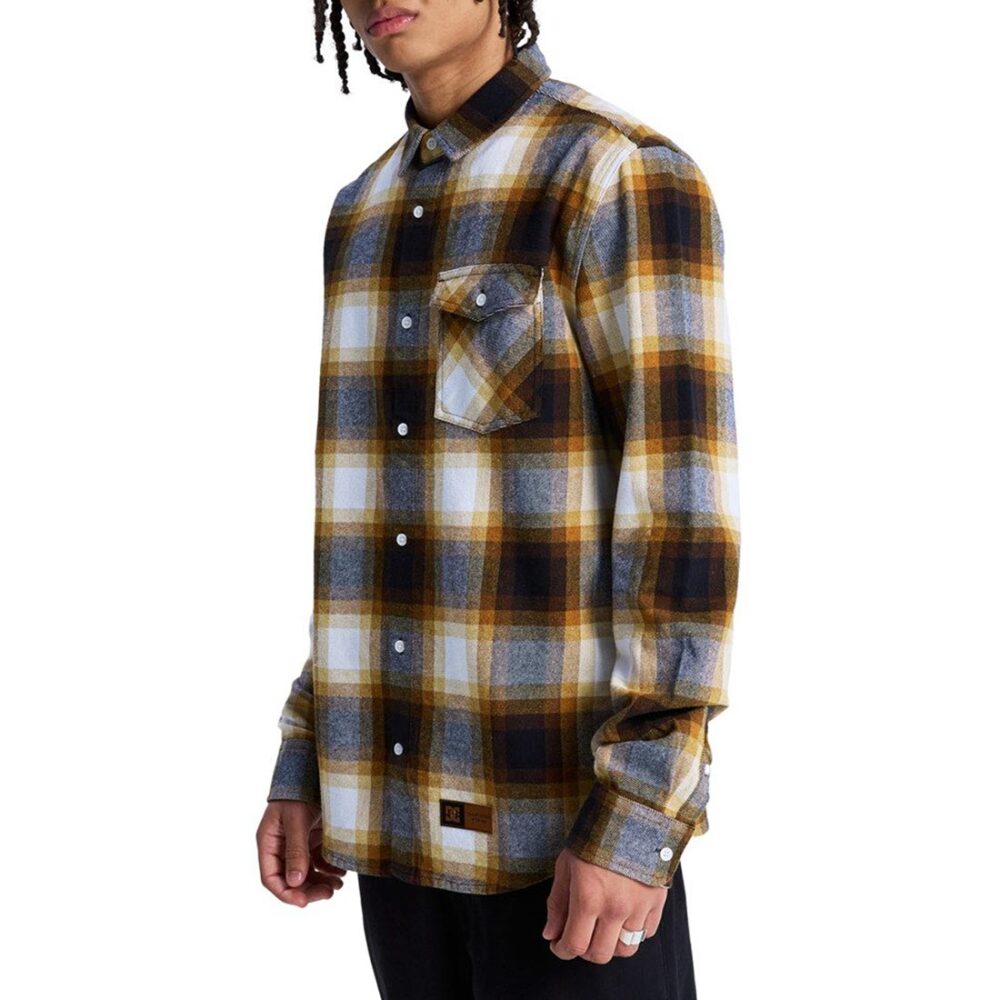 DC Marshall Flannel L/S Shirt - Toffee