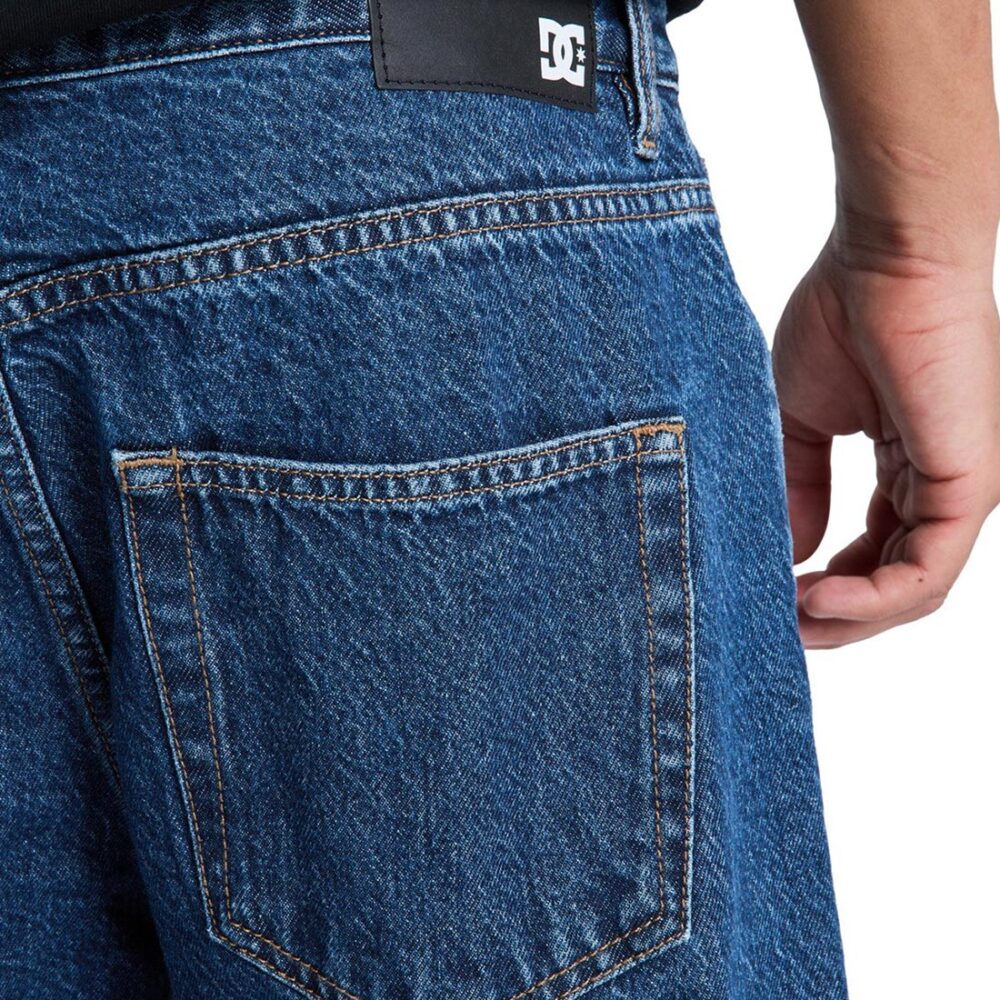 DC Relaxed Straight Denim Jeans - Indigo Dark
