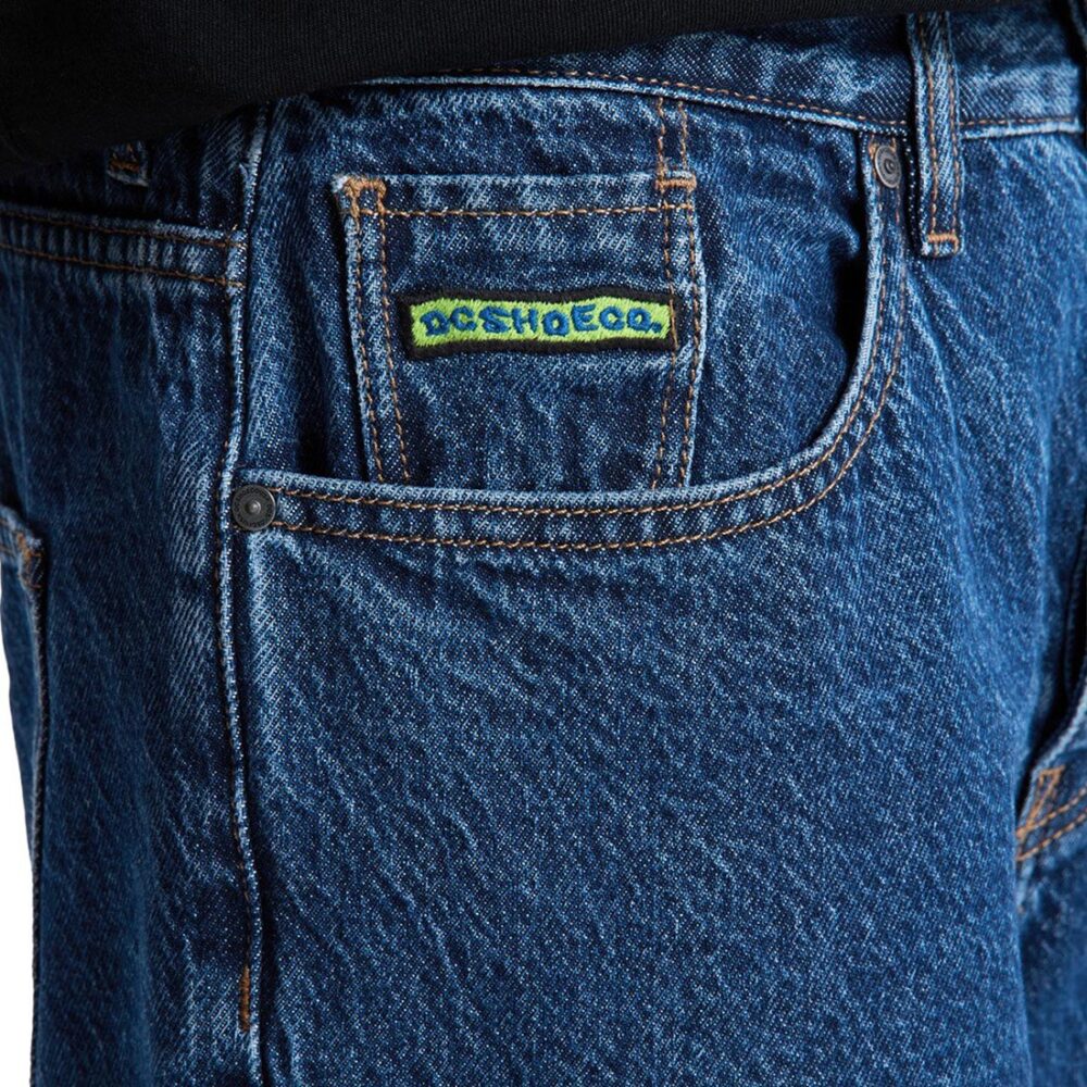 DC Relaxed Straight Denim Jeans - Indigo Dark