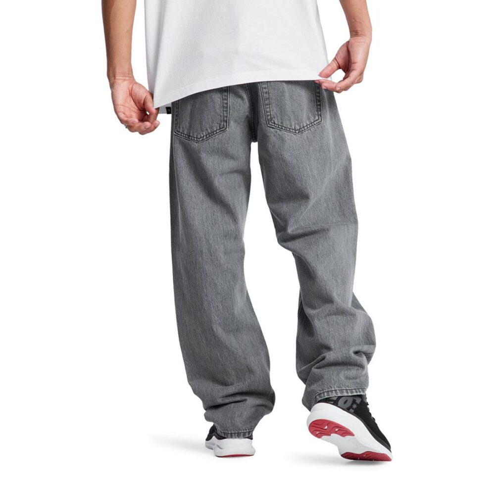 DC Relaxed Straight Denim Jeans - Medium Grey