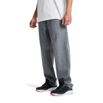 DC Relaxed Straight Denim Jeans - Medium Grey