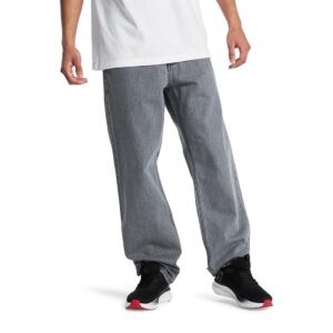 DC Relaxed Straight Denim Jeans - Medium Grey