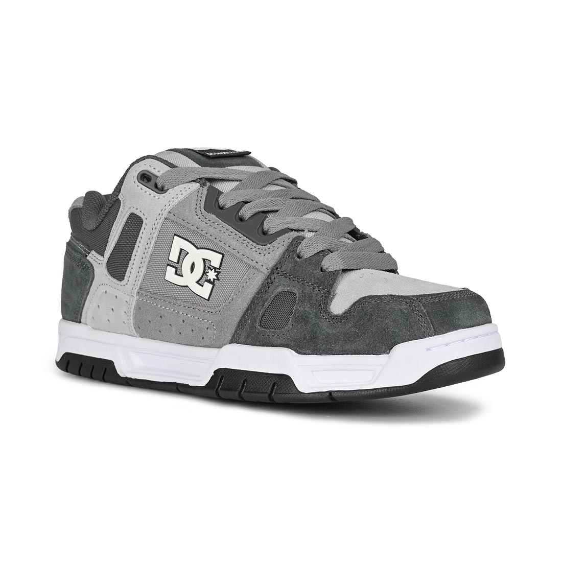 DC Stag Skate Shoes - Grey - Mens 8.5 UK - Suede
