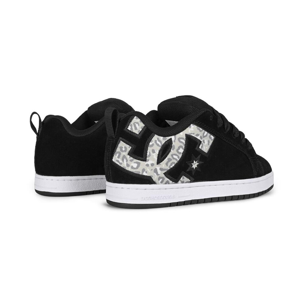 DC Women's Court Graffik Skate Shoes - Cheetah