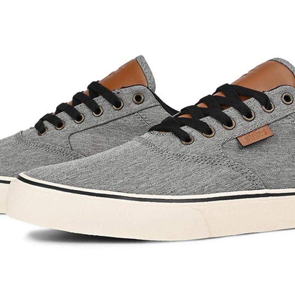 Etnies Blitz Skate Shoes - Grey/Brown