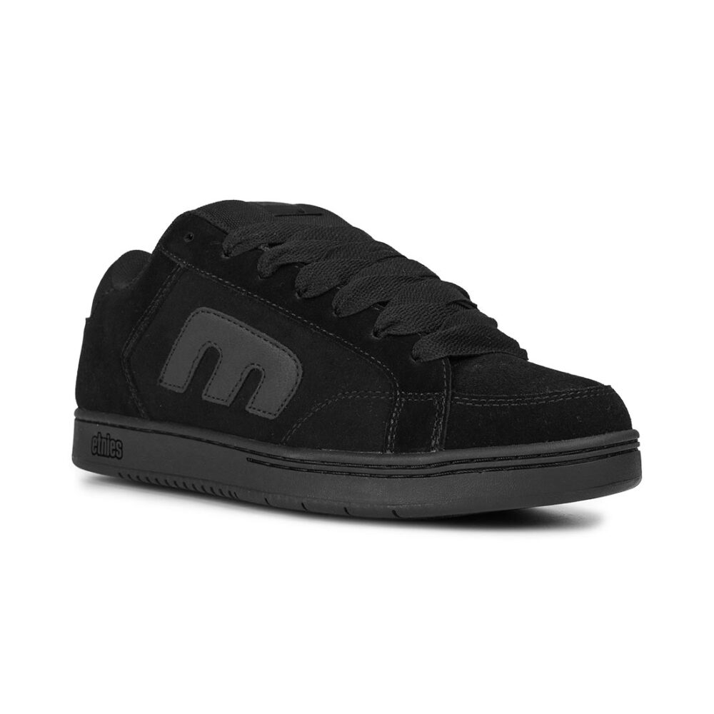 Etnies Kingpin 2K Skate Shoes - Black/Black/Black