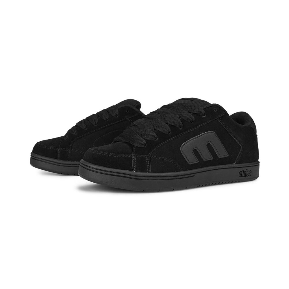 Etnies Kingpin 2K Skate Shoes - Black/Black/Black