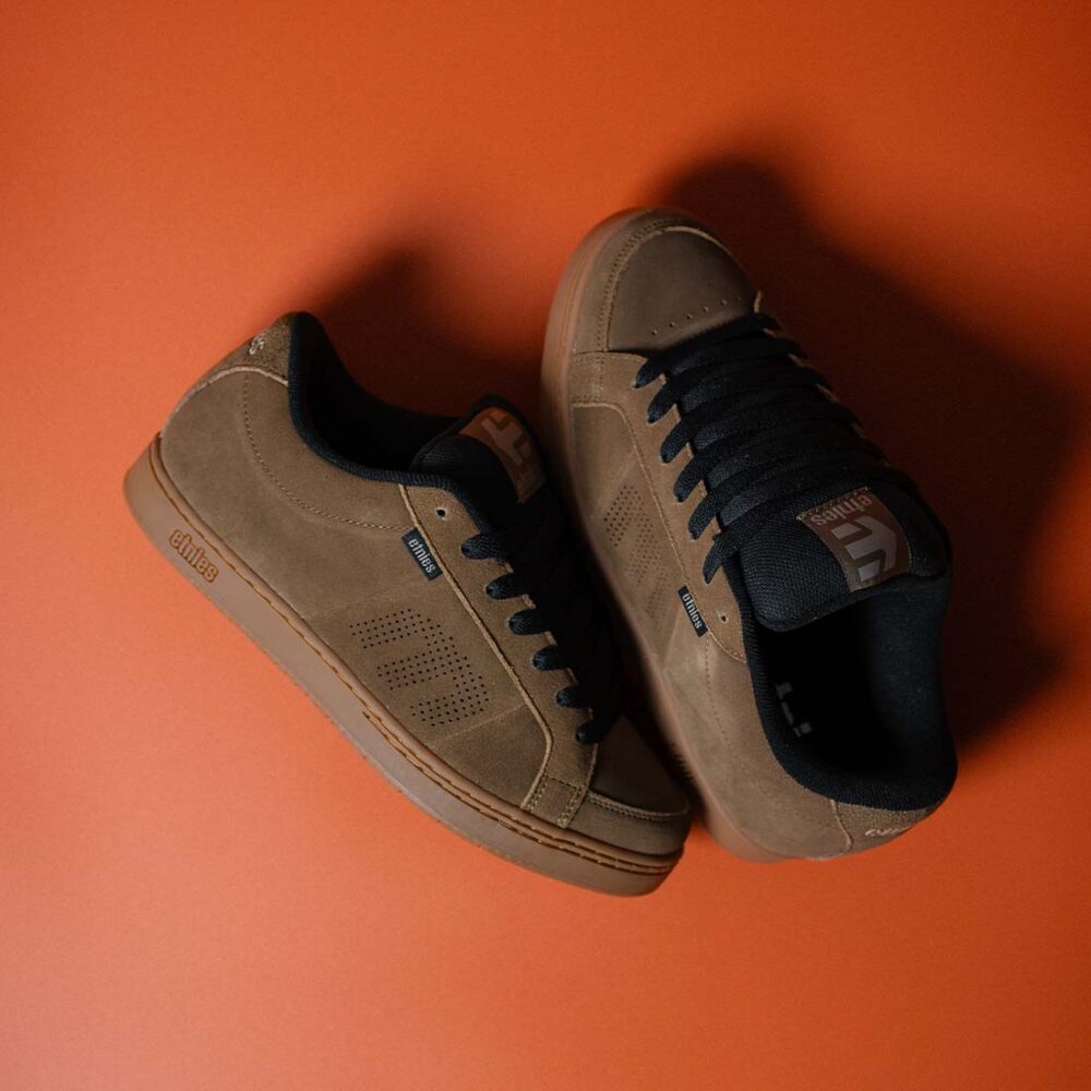 Etnies Kingpin Skate Shoes - Brown/Warm Grey/Gum