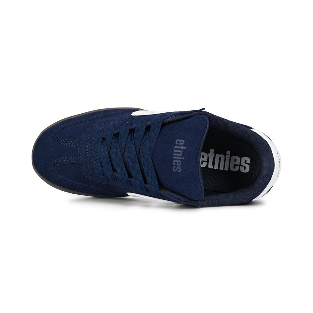 Etnies Lo Cut Skate Shoes - Navy/White/Gum