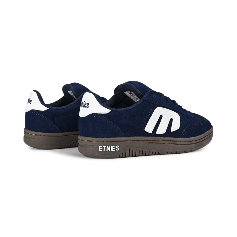 Etnies Lo Cut Skate Shoes - Navy/White/Gum