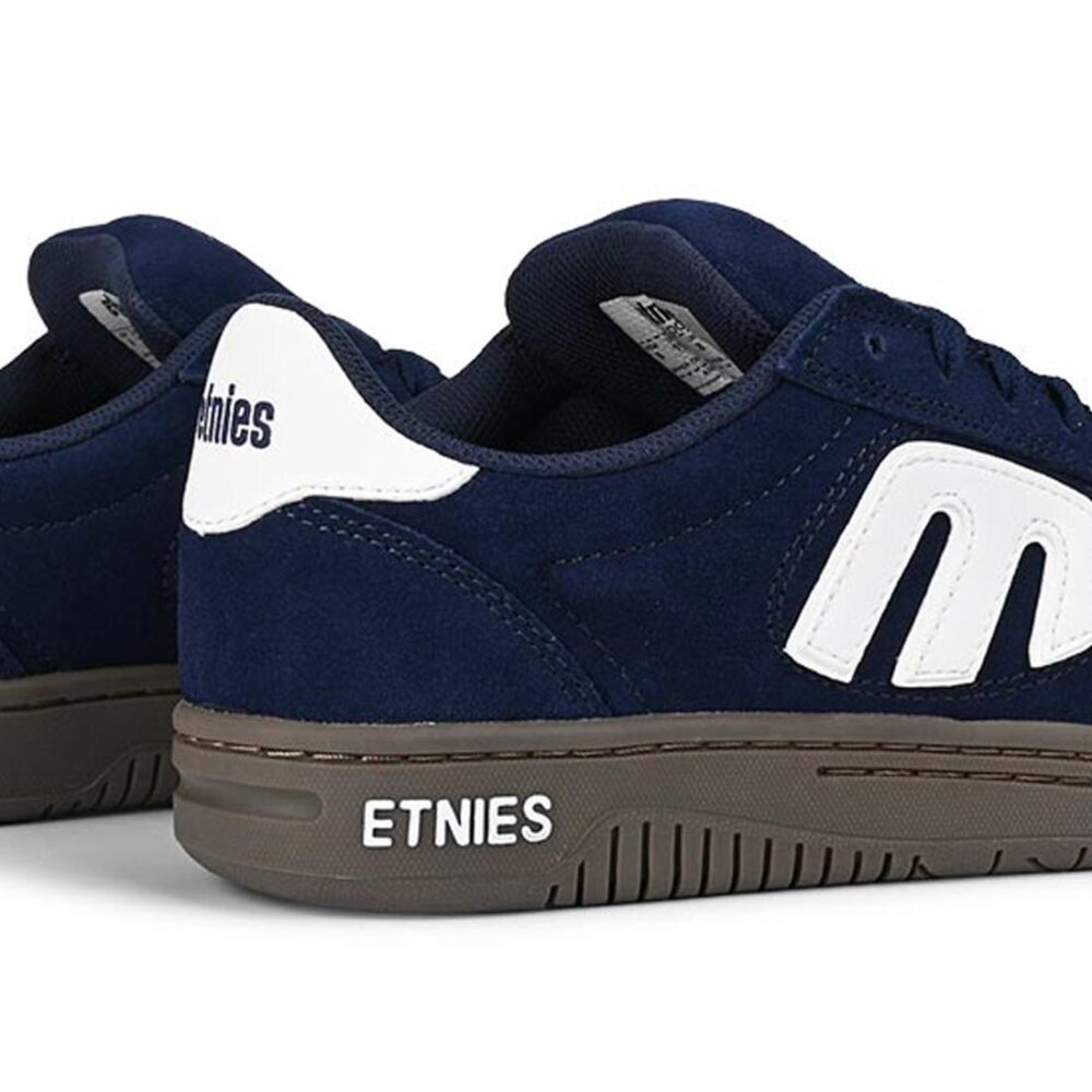 Etnies Lo Cut Skate Shoes - Navy/White/Gum