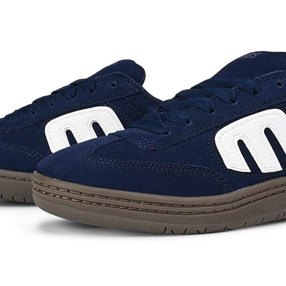 Etnies Lo Cut Skate Shoes - Navy/White/Gum