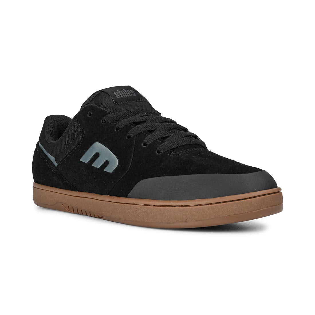 Etnies Marana Skate Shoes - Black/Charcoal/Gum - Mens 11 UK - Nubuck