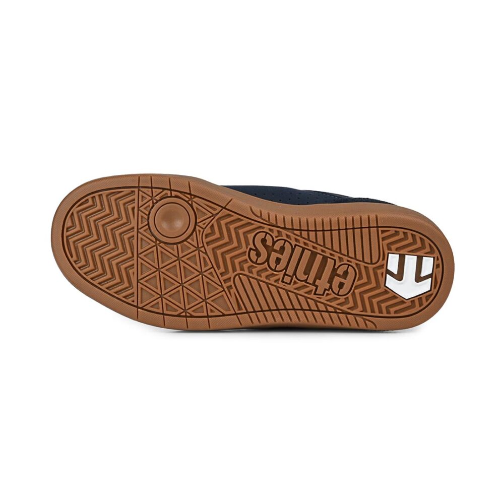 Etnies Marana (Youth) Skate Shoes - Navy/Gum/Yellow